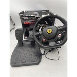 Thrustmaster T80 Ferrari 488 GTB Edition Wired Racing Wheel Engine Starts Up
